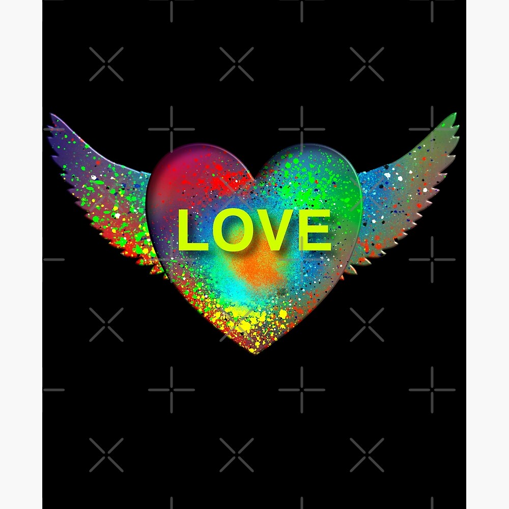Flying Heart - Life Is Love — Poster