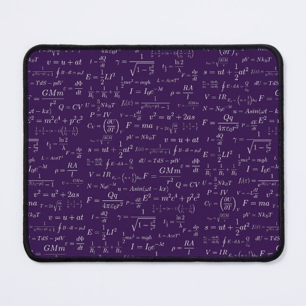 Artikelvorschau, "schwarz": http: //www.redbubble.com/people/hannah-c/works/18369731-physics-white-on-black entworfen und verkauft von Hannah-C.