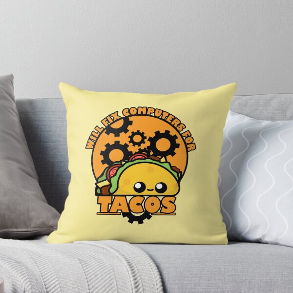Item preview, Cute Cartoon Taco || Will Fix Computers For Tacos || Foodie designed and sold by cookingwithten.
