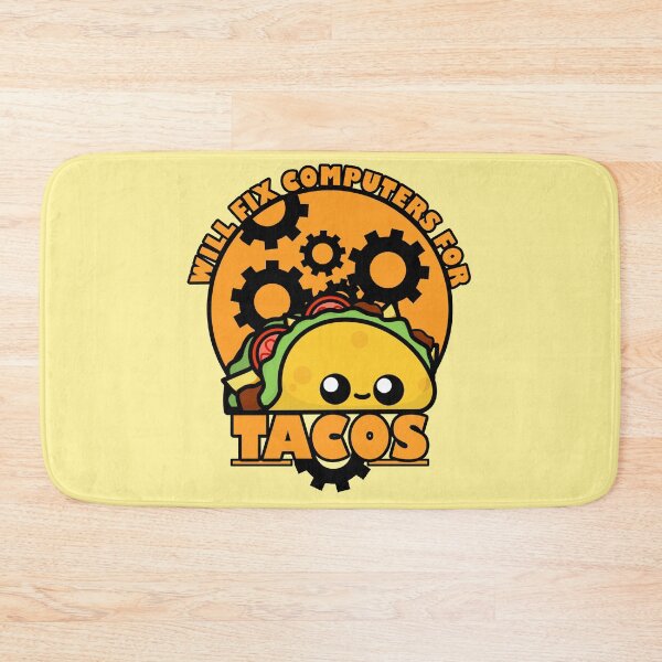 Item preview, Cute Cartoon Taco || Will Fix Computers For Tacos || Foodie designed and sold by cookingwithten.