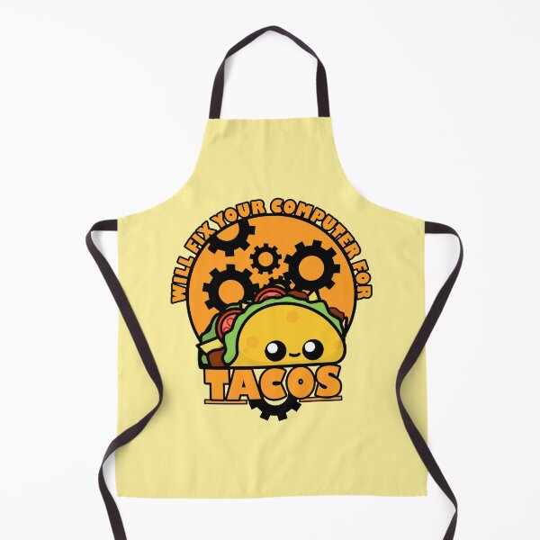 Item preview, Cute Cartoon Taco || Will Fix Your Computers For Tacos || Foodie designed and sold by cookingwithten.