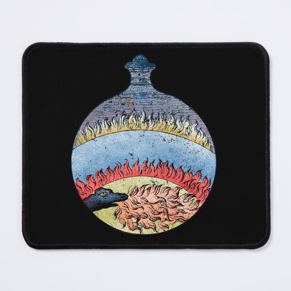 Item preview, Dragon Alchemic vintage Illustration, Johann Conrad Barchusen Esoteric mandala art designed and sold by IsisOsiris.