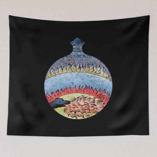Item preview, Dragon Alchemic vintage Illustration, Johann Conrad Barchusen Esoteric mandala art designed and sold by IsisOsiris.