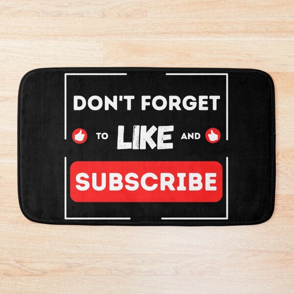 Item preview, Don't Forget to Like and Subscribe YouTuber and Influencer designed and sold by appareltolove.