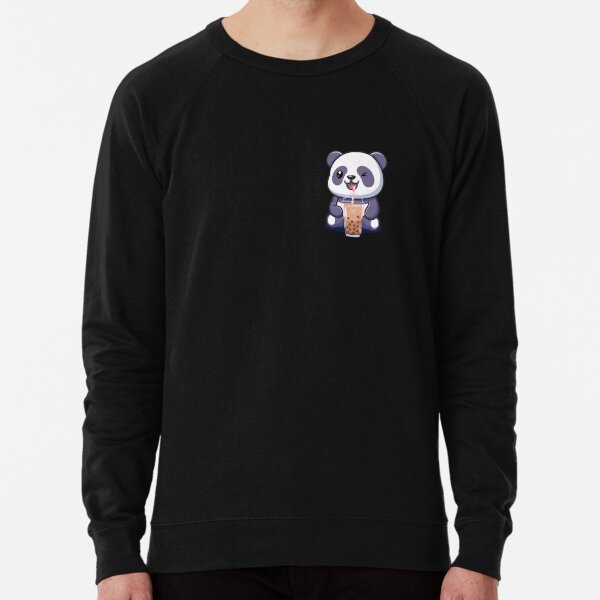 Panda-Tea: Cute Panda Lightweight Sweatshirt