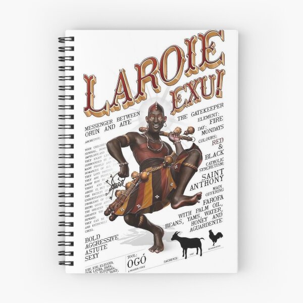 Item preview, Laroye Exu designed and sold by RecantoMacumba.
