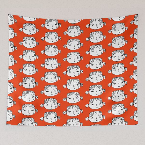 Item preview, Lucy on red ... designed and sold by Virginia Fitzgerald.
