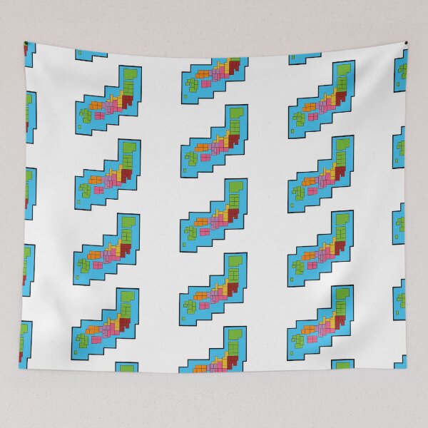 Item preview, 8-Bit Map of Japan designed and sold by gaijingunma.