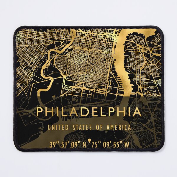 Item preview, PHILADELPHIA MAP USA designed and sold by hatimelhag.