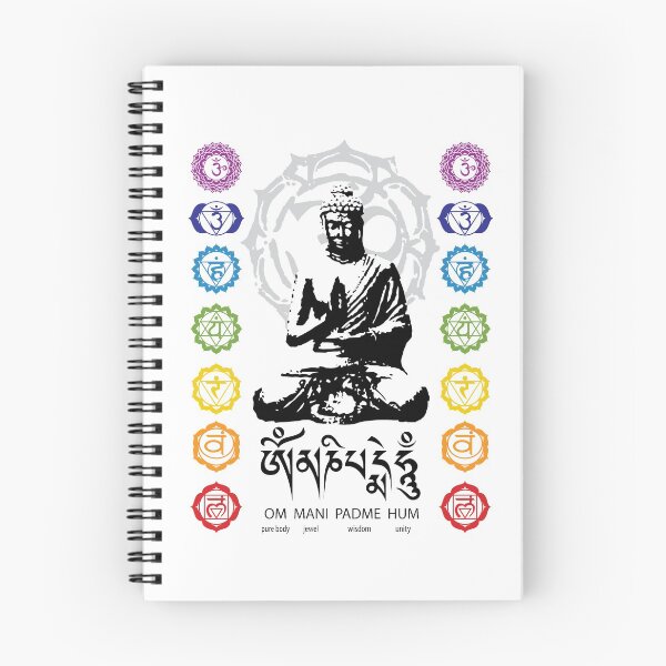 Item preview, Buddha, Chakras, Om Mani Padme Hum mantra  designed and sold by marcosty.