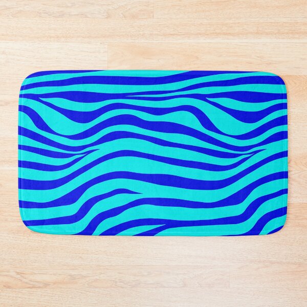 Item preview, Crazy Zebra - Turquoise Blue designed and sold by kernowerno.