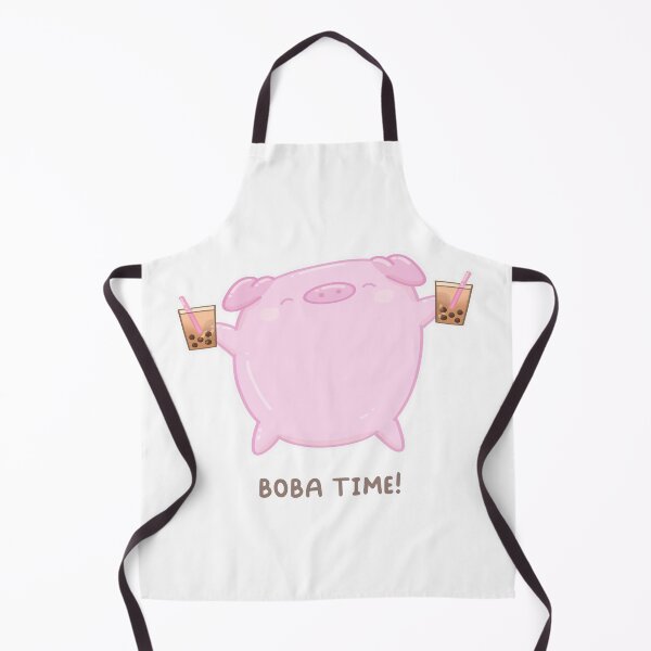 Item preview, Boba Time Pig designed and sold by PurplePigShop.