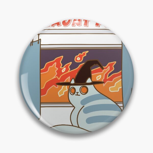 Item preview, I Fully Intend To Haunt People When I Die Cute Cat In Witch Hat designed and sold by MonkeyPaper.