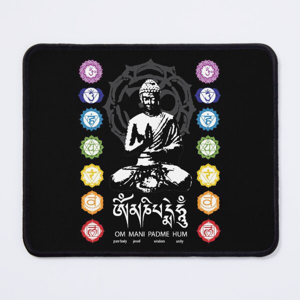 Item preview, Buddha, Chakras, Om Mani Padme Hum mantra  designed and sold by marcosty.