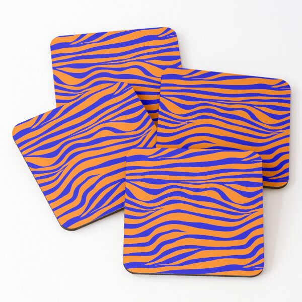 Item preview, Crazy Zebra - Orange Blue designed and sold by kernowerno.