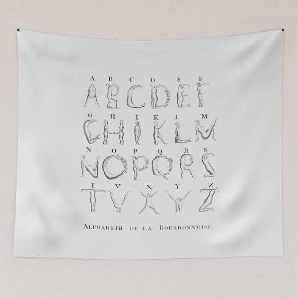 Item preview, Alphabeth de la Bourbonnoise - 1789 designed and sold by warishellstore.