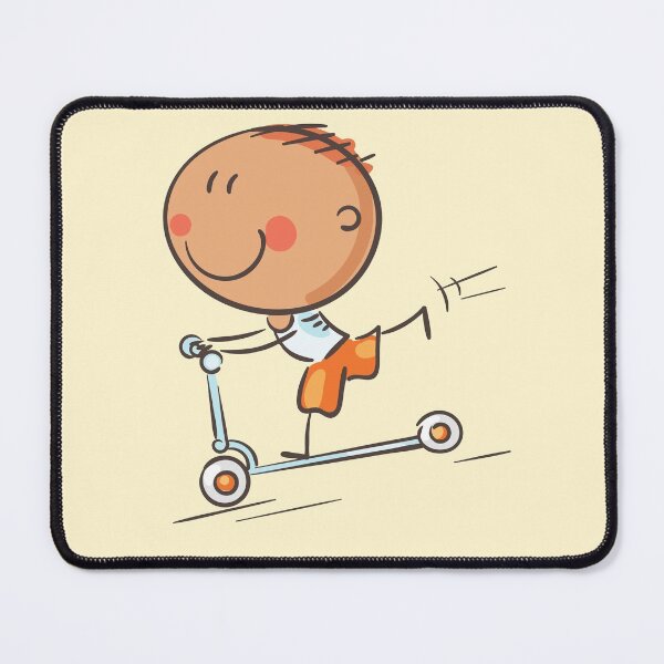 Item preview, Cute Kid Enjoying Skateboarding designed and sold by Red-ElYoubi.