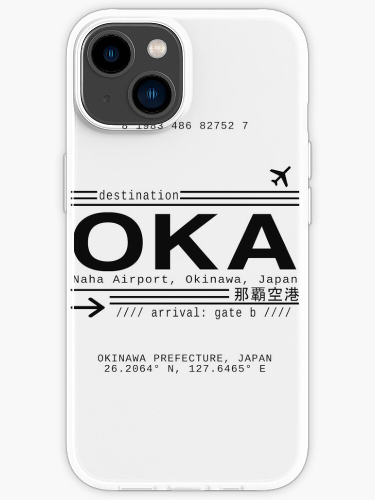 OKA Naha Airport, Okinawa, Japan | iPhone Case