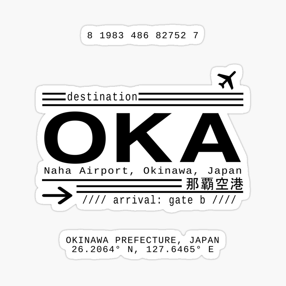 Tote Bag - OKA - Naha Airport - Okinawa, Ryukyu Islands, Japan