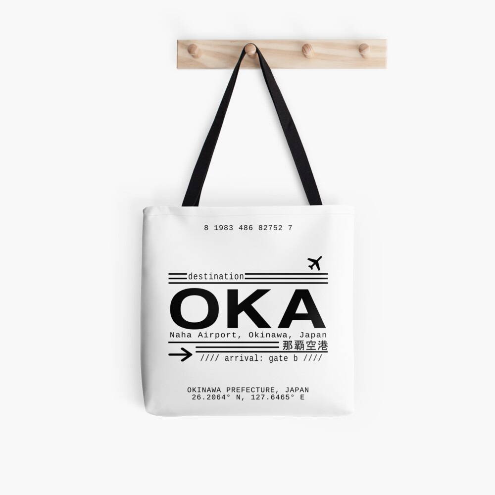 Tote Bag - OKA - Naha Airport - Okinawa, Ryukyu Islands, Japan