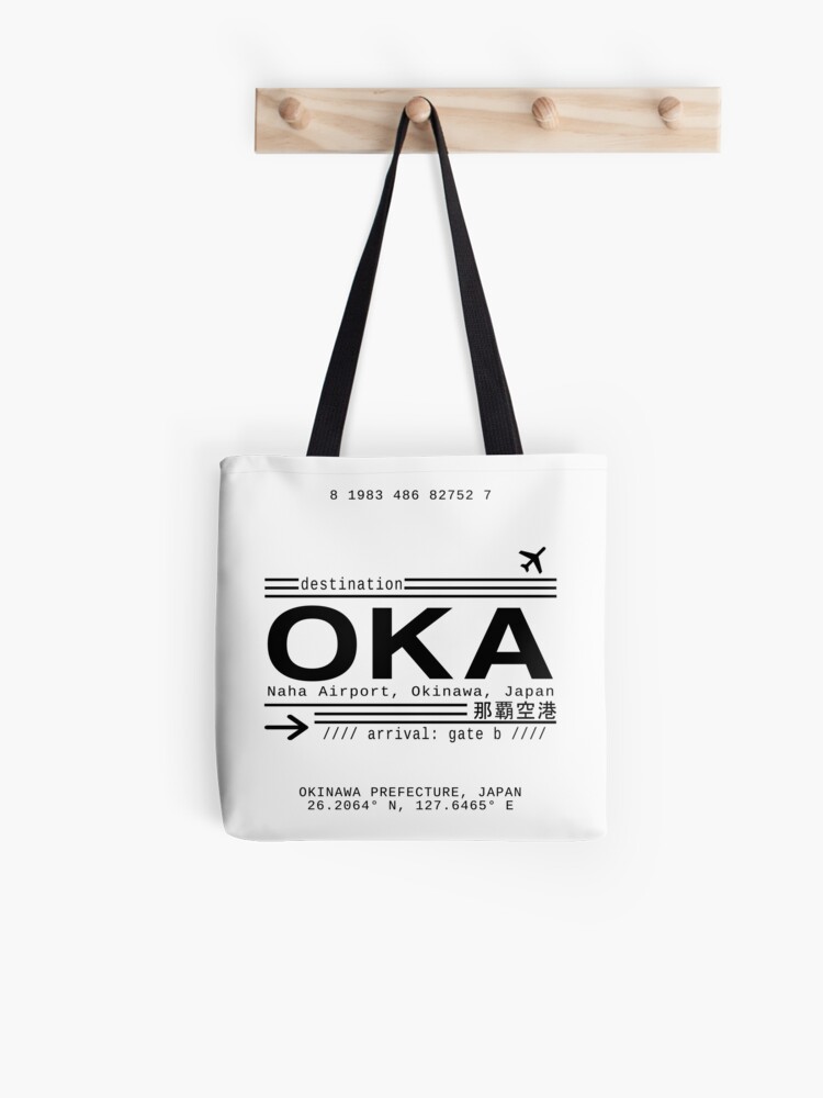 Tote Bag - OKA - Naha Airport - Okinawa, Ryukyu Islands, Japan