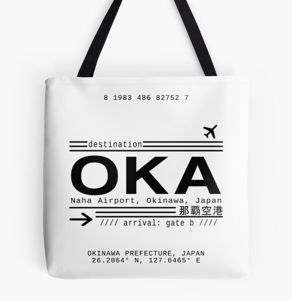 Tote Bag - OKA - Naha Airport - Okinawa, Ryukyu Islands, Japan