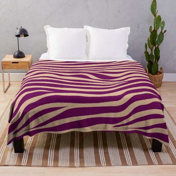 Item preview, Crazy Zebra - Maroon Tan designed and sold by kernowerno.