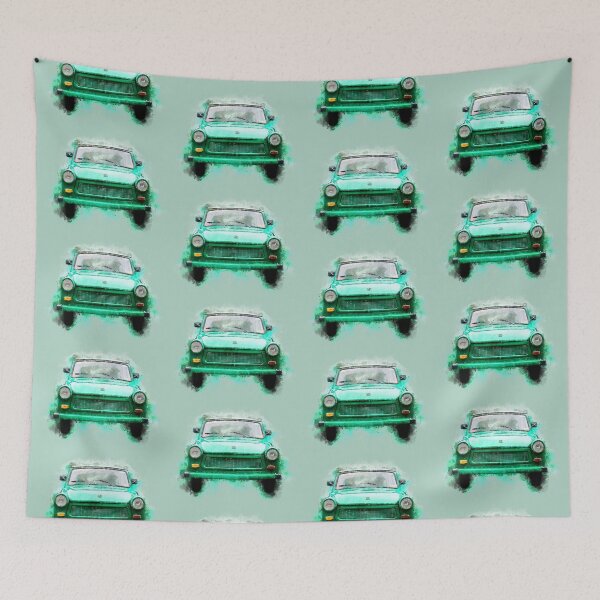Item preview, Green Trabant 601 S East Germany Iconic Car designed and sold by Andreea Eva Herczegh.