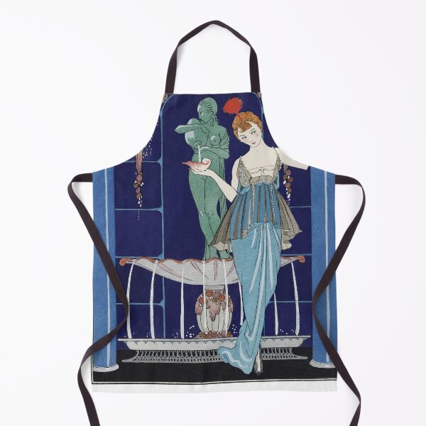 Item preview, French Art Deco "La Fontaine de coquillages: Robe du soir de Paquin" (1914) by George Barbier designed and sold by Designedbysm.