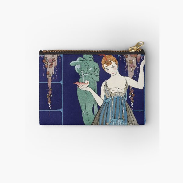 Item preview, French Art Deco "La Fontaine de coquillages: Robe du soir de Paquin" (1914) by George Barbier designed and sold by Designedbysm.