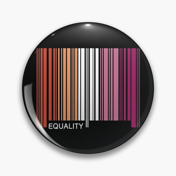 Item preview, Equality Lesbian Barcode Graphic designed and sold by iscaStudioArt.
