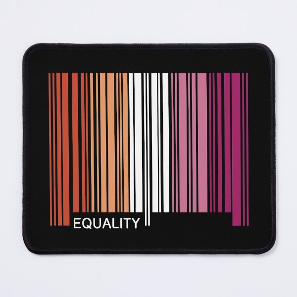 Item preview, Equality Lesbian Barcode Graphic designed and sold by iscaStudioArt.