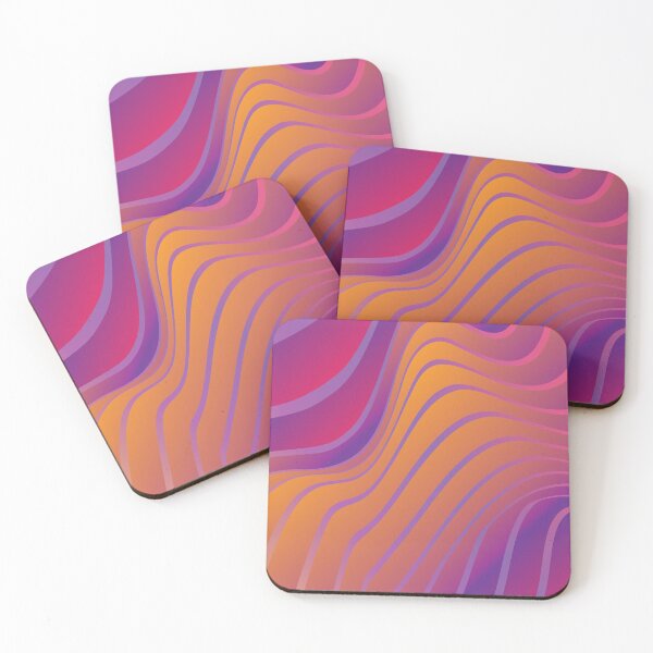 Item preview, Wavy Purple And Orange Stripes designed and sold by KeeganCreations.