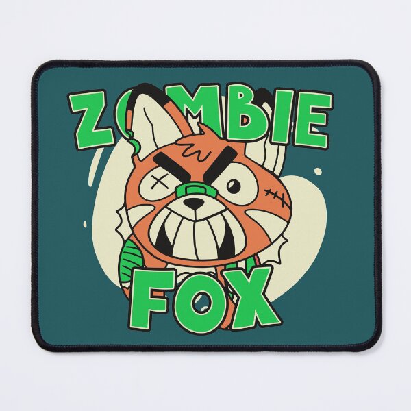 Item preview, Cute Zombie Fox // Funny Halloween Animals designed and sold by SLAG-Creative.