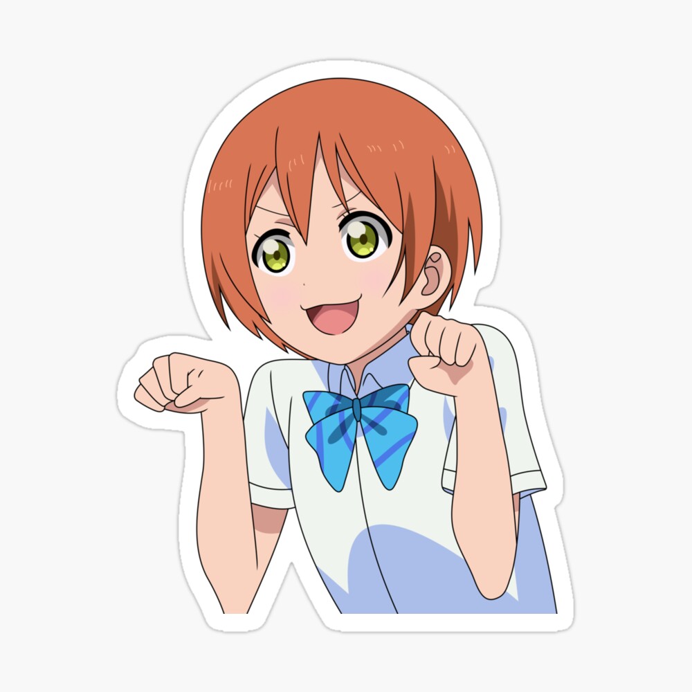 Hoshizora Rin Love Live School Idol Project Greeting Card By Kajikuma Redbubble