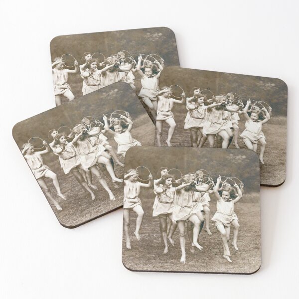 Item preview, Girls dancing with hoops designed and sold by VilaPropuh.