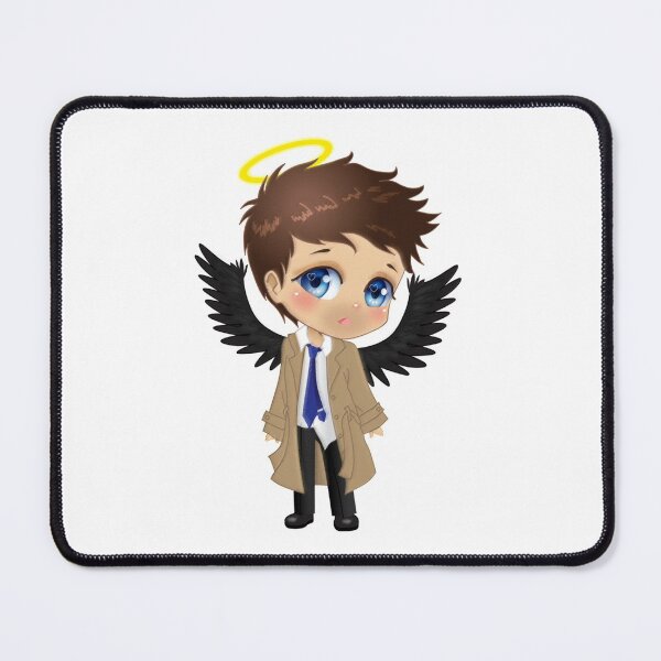 Item preview, Supernatural Castiel Chibi Classic T-Shirt designed and sold by ChristaKrajcik.
