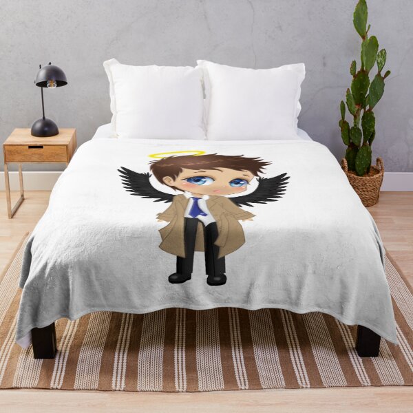 Item preview, Supernatural Castiel Chibi Classic T-Shirt designed and sold by ChristaKrajcik.