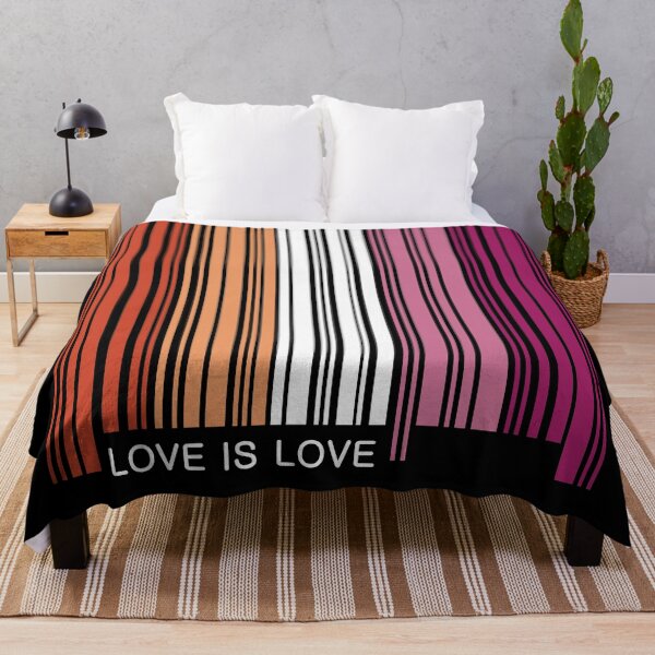 Item preview, Love Is Lesbian Barcode Graphic designed and sold by iscaStudioArt.