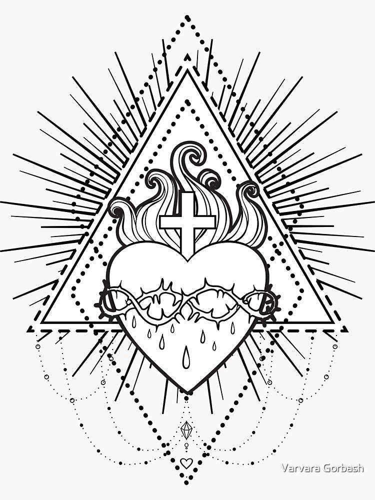 Sacred Heart of Jesus by varka