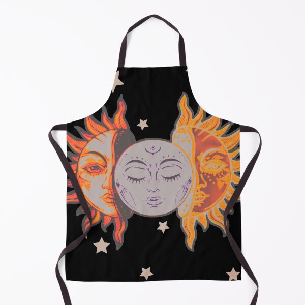 Item preview, Star child of the moon and sun (black bg, matte 2 version) designed and sold by VantaTheArtist.