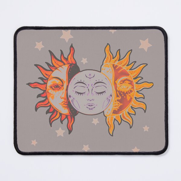 Item preview, Star child of the moon and sun (matte grey bg, matte 2 version) designed and sold by VantaTheArtist.