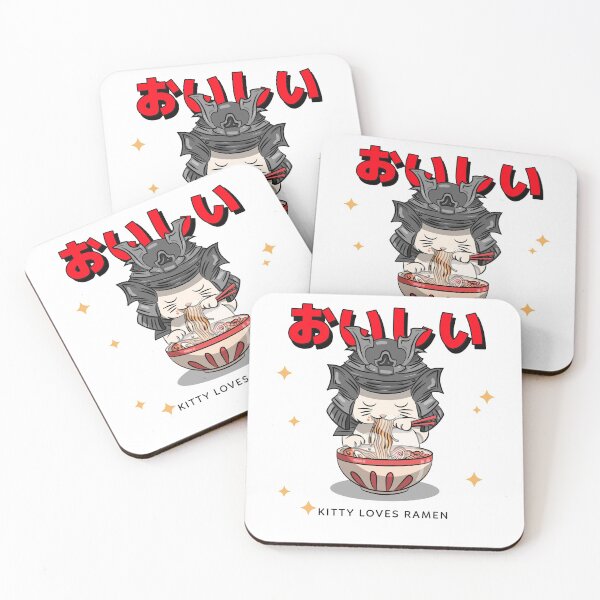 Item preview, Kitty Loves Japanese Ramen designed and sold by Daebakshop.