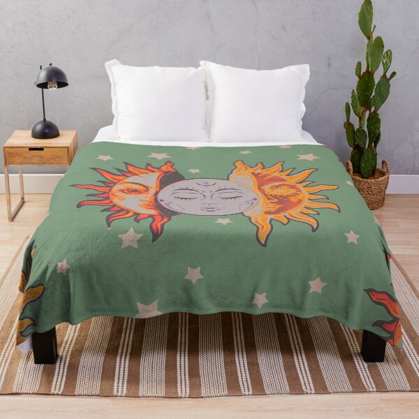 Item preview, Star child of the moon and sun (matte greyish green bg, matte 2 version) designed and sold by VantaTheArtist.