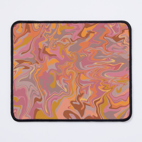 Item preview, Orange and Pink Retro Liquid Swirl bathbomb designed and sold by Pheonixrzg.