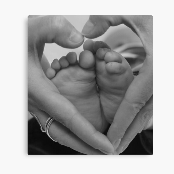 Au Cœur de Maman Canvas Print