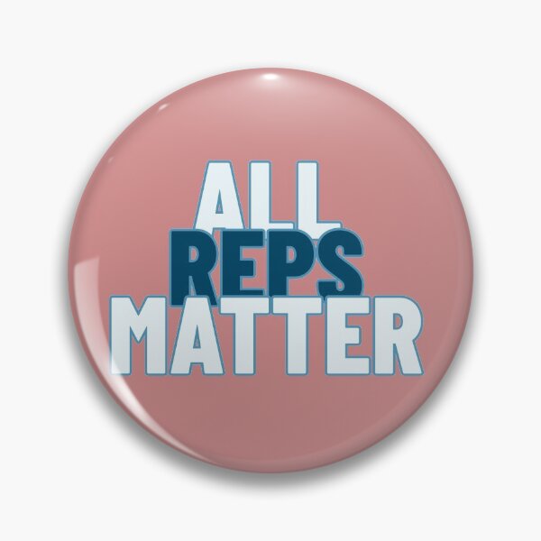 Item preview, ALL REPS MATTER designed and sold by RiseandGrind24.