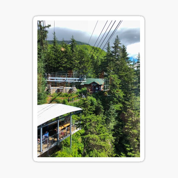 Aperçu de l'œuvre Bâtiment du tramway du mont Roberts créée et vendue par Michael McGimpsey.