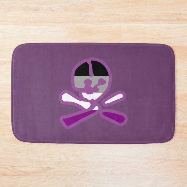 Item preview, Asexual Pride Anarchist Skull designed and sold by CitricDreams.
