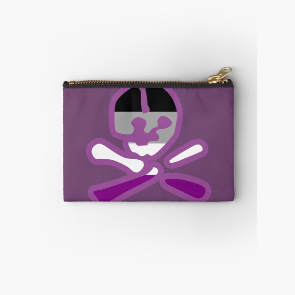 Item preview, Asexual Pride Anarchist Skull designed and sold by CitricDreams.